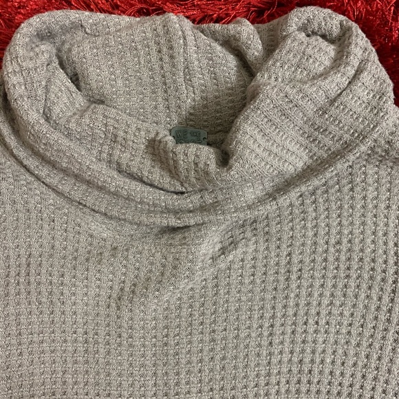 Taupe Long Sleeve Turtleneck - Picture 2 of 3